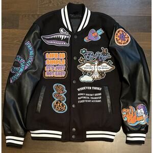 Sneak Farm Black Ink Jacket Mens Size L